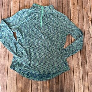 Athletic half zip top